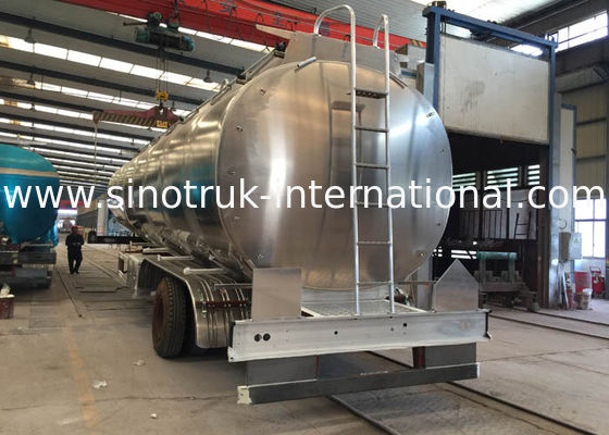 Professional Stainless Steel Semi Trailer Fuel Tank Truck 50000-70000 Liters