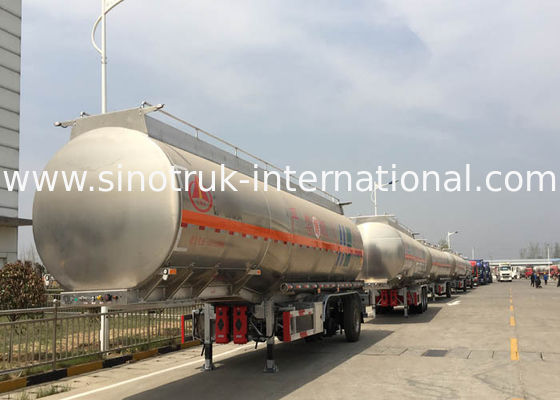 Low Fuel Consumption 45000-70000Liters Semi Trailer Truck / Fuel tank Truck