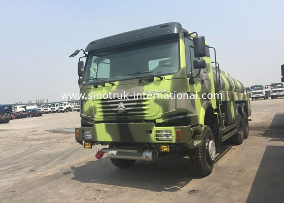 Camion-citerne aspirateur d'essence et d'huile militaire de LHD 6X6 16 - 25 capacité élevée de l'euro 2 336 HP de CBM