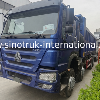 CAMION À BENNE BASCULANTE BLEU DE VERSEUR DE SINOTRUK HOWO 400HP 8×4 LHD