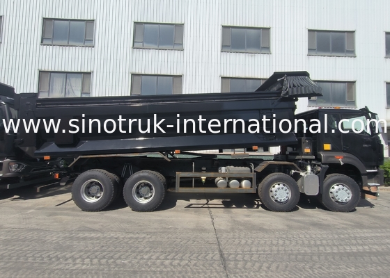 Exploitation noire Tipper Dump Truck 20-50Tons 8 x de Howo euro 4 2 400Hp
