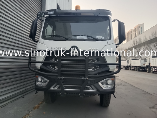 SINOTRUK HOWO 400 HP camion de décharge pour la construction N7 Lumière d'avertissement de pare-chocs militaire