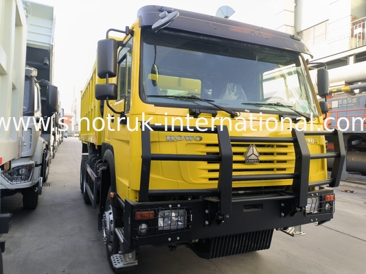 Sinotruk Howo Dump Truck 6 × 4 Lhd 10 roues 20CBM Boîte de chargement Pneus miniers
