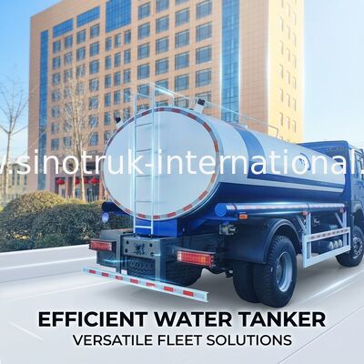 SINOTRUK HOWO 4x2 300 chevaux châssis bleu avec carrosserie réservoir d'eau 10m3