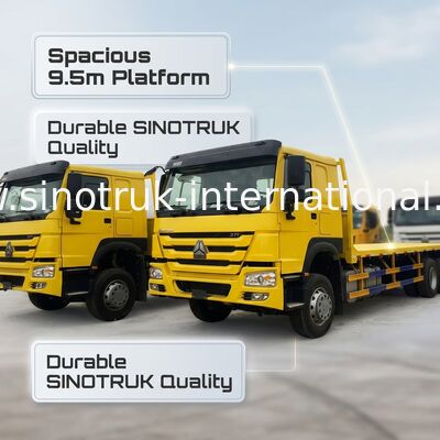 camion fonctionnant ZZ1257N5847W de cargaison de 9.5m Paltform 336HP