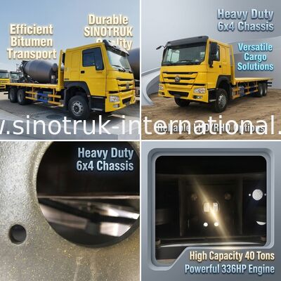 LHD RHD ZZ1257N4641W 40 tonnes de 266HP de camion de cargaison