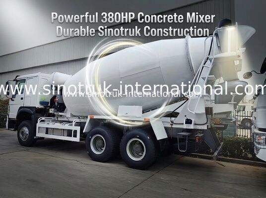 Sinotruk Howo Camion à béton 10CBM 6 X 4 Euro 2 380hp Construction