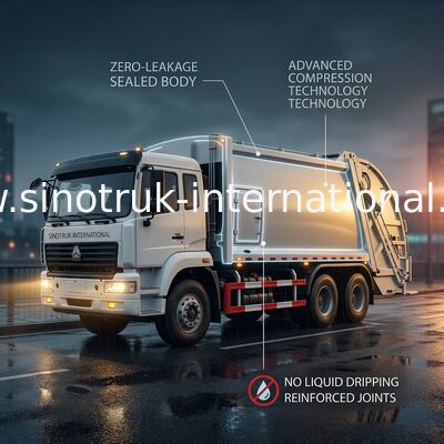 Prince d'or démontable 20-25CBM 6X4 du camion SINOTRUK de récupération de place de chariot