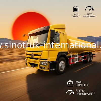 Camion-citerne aspirateur de gaz du camion 6X4 RHD Euro2 290HP de réservoir de stockage de pétrole du rendement élevé 16-20CBM