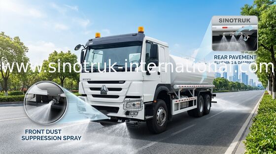 Cisterne à eau blanche 30CBM (6x4, 380 ch, conduite à gauche): principaux avantages pour le transport de fluides