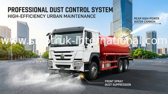 Camion-citerne HOWO SINOTRUK 380CV avec fonction de rinçage haute pression 6x4