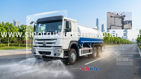 HOWO 6*4 Entraînement 400CV 18m³ Camion Arroseur d'Eau d'Ingénierie à Grande Échelle (Camion-Citerne/Pulvérisateur d'Eau, Adapté à la Suppression de la Poussière Routière et à l'Irrigation)