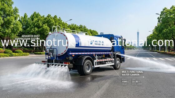 SINOTRUK HOWO Camion réservoir d'eau 4x2 RHD 300HP 10CBM pour le transport durable de l'eau