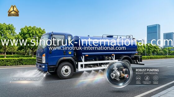 Camion-citerne HOWO 4x2 avec 140 CV et capacité de 10 m³ – Agile et efficace