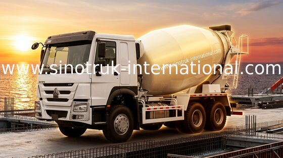 SINOTRUK HOWO LHD 6×4 10 roues Camion à béton à haute puissance 400 ch