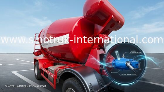 Camion 371HP de mélangeur concret de LHD 8X4 SINOTRUK HOWO