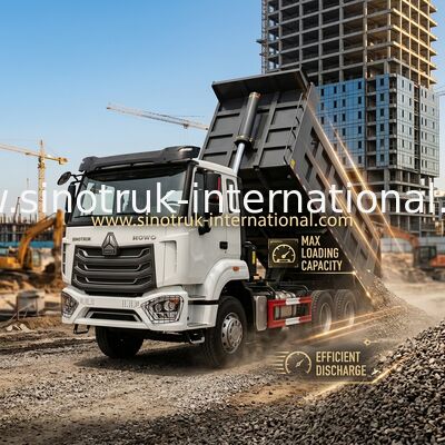 SINOTRUK HOHAN Howo basculeur camion à décharge châssis Weichai Moteur 6 × 4 LHD ZZ3257V384JB1 Modèle
