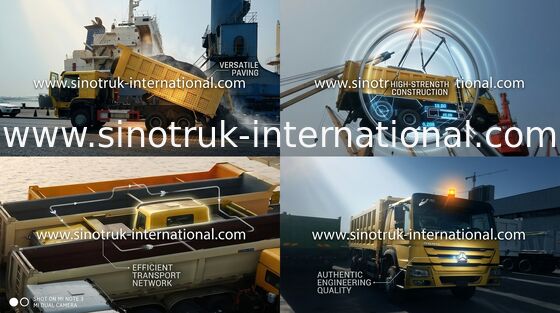 Camion à benne basculante de verseur de grande capacité de RHD avec le système de gestion électronique