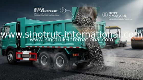 30-40 tonnes de RHD 10 de roues de verseur de camion à benne basculante SINOTRUK HOWO A7 pour la construction