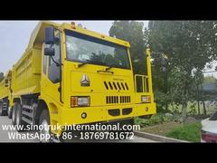 Camion-benne minier Sinotruk avec modèle d'entraînement 6x4 du moteur 430HP et caisse de chargement d'épaisseur inférieure de 16 mm