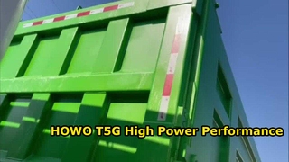 Performances fiables puissantes du camion à benne basculante HOWO T5G 340HP