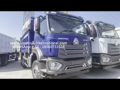 Camion à benne basculante de verseur de SINOTRUK HOWO N7 6X4 un voyant d'avertissement avec une bâche