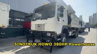 Performances résistantes de camion-benne de SINOTRUK HOWO 380HP