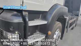 camion de déchargement de sitrak